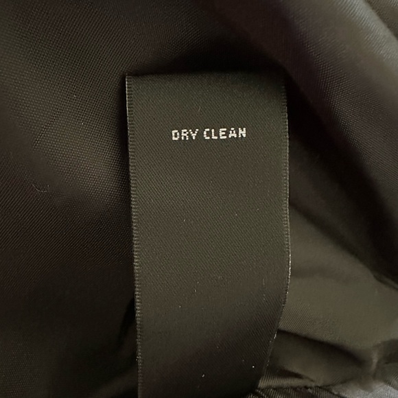 Karl Lagerfeld for Macy's Metallic Tweed Dress Zip Front Gray w/ Epaulets Size M - Picture 10 of 16